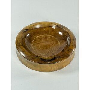 Vintage Myrtlewood Handcrafted Trinket Catchall Bowl Bayview Mfg Co Oregon USA